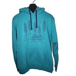 The North Face Forest Camper Van Hoodie Sweatshirt Mens Size L Green